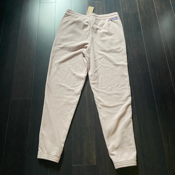PATAGONIA WOMEN’S MICRO D FLEECE JOGGERS IN STINGRAY MAUVE SZ XL - Picture 3 of 11